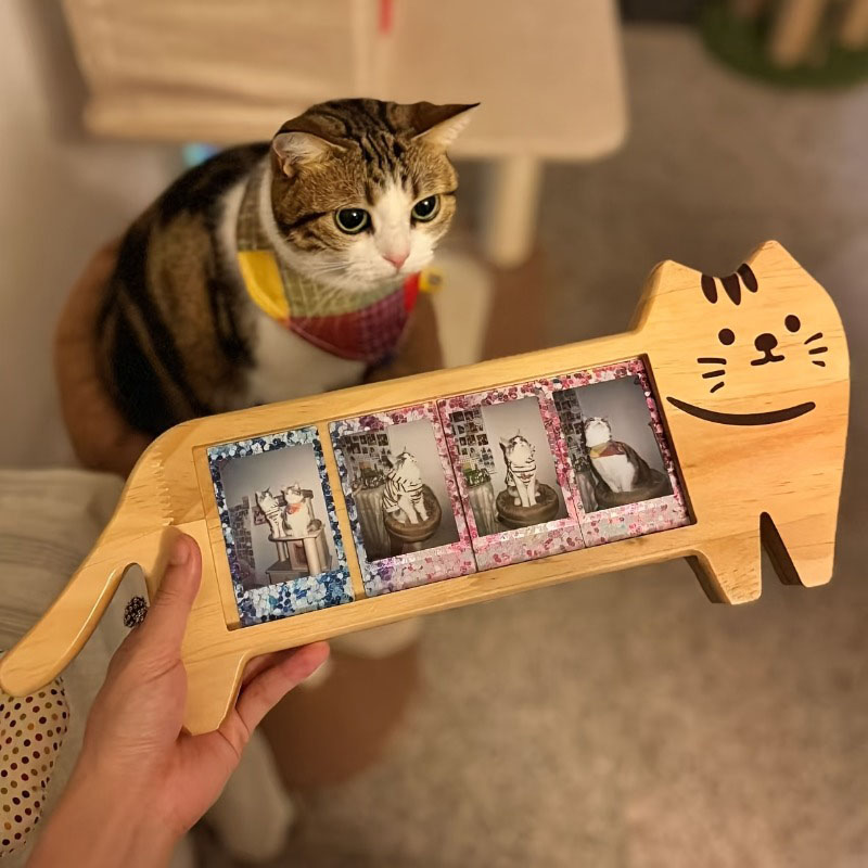 Bamboo Photo Frame - Bingkai Foto Kayu Bentuk Hewan, Bingkai