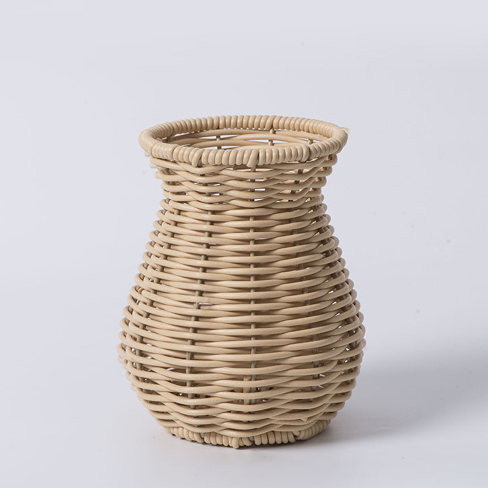 Rattan Plant Basket - Pot Bunga Rajut Tangan Efek Rotan,