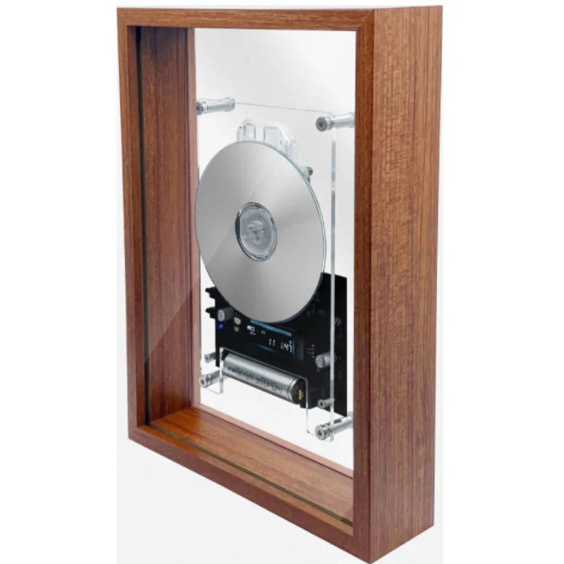 Bamboo Photo Frame - Bingkai foto akrilik transparan yang dipasang
