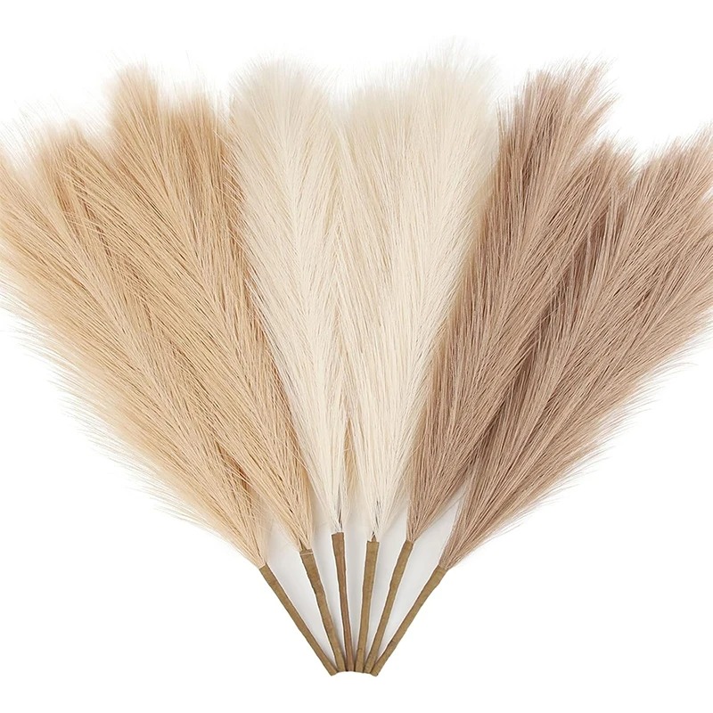 Pampas Grass Decor - 5/10 Buah 55CM Dekorasi Rumput Pampas