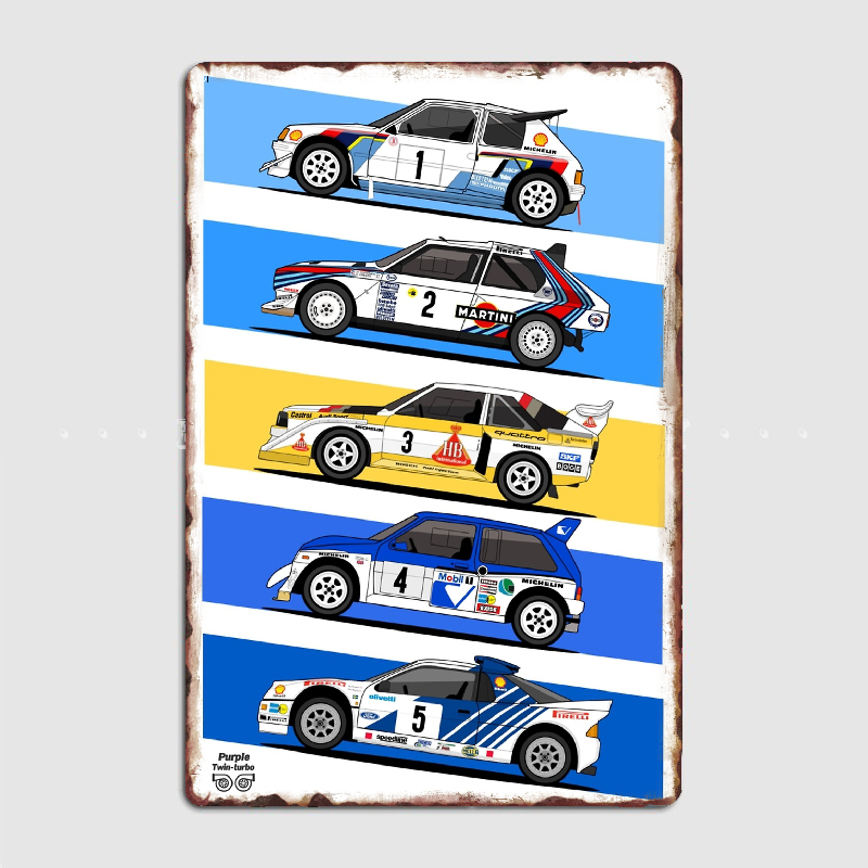 Home Decor Y2K - Olahraga Quattro S1 E2 Rally Group