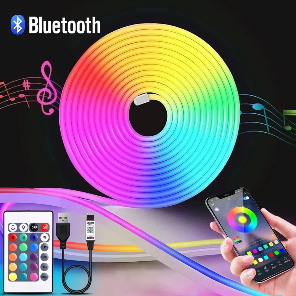 Home Decor Free App - Lampu Strip LED Neon RGB 1-5m