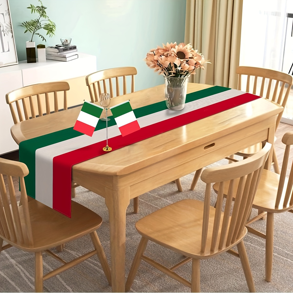 Taplak meja inspirasi Italia m - Linen Table Runner ulasan dan harga