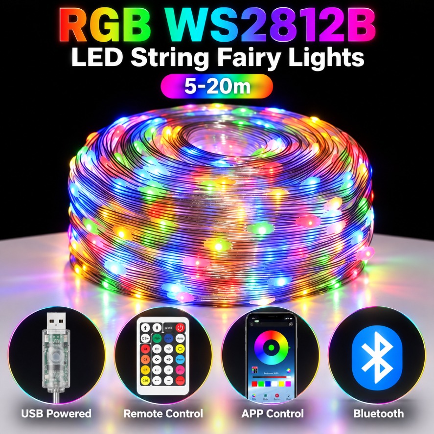 Lampu Hias LED RGB WS2812B den - Home Decor Free App ulasan dan harga