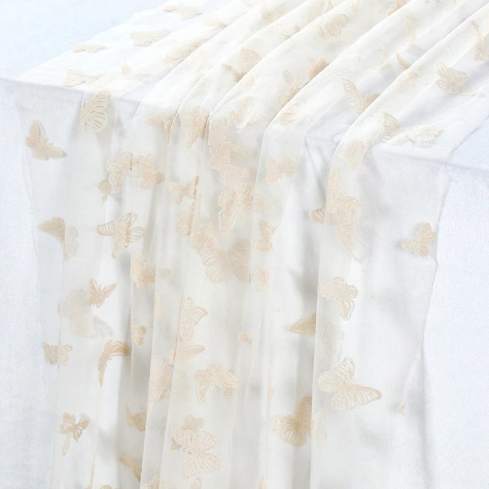 Taplak Meja Jala Kupu-kupu Rom - Linen Table Runner ulasan dan harga