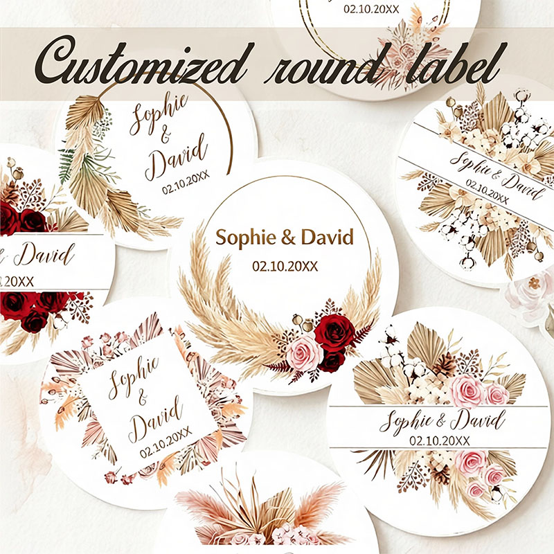 Stiker Pernikahan Kipas Palem  - Pampas Grass Decor ulasan dan harga