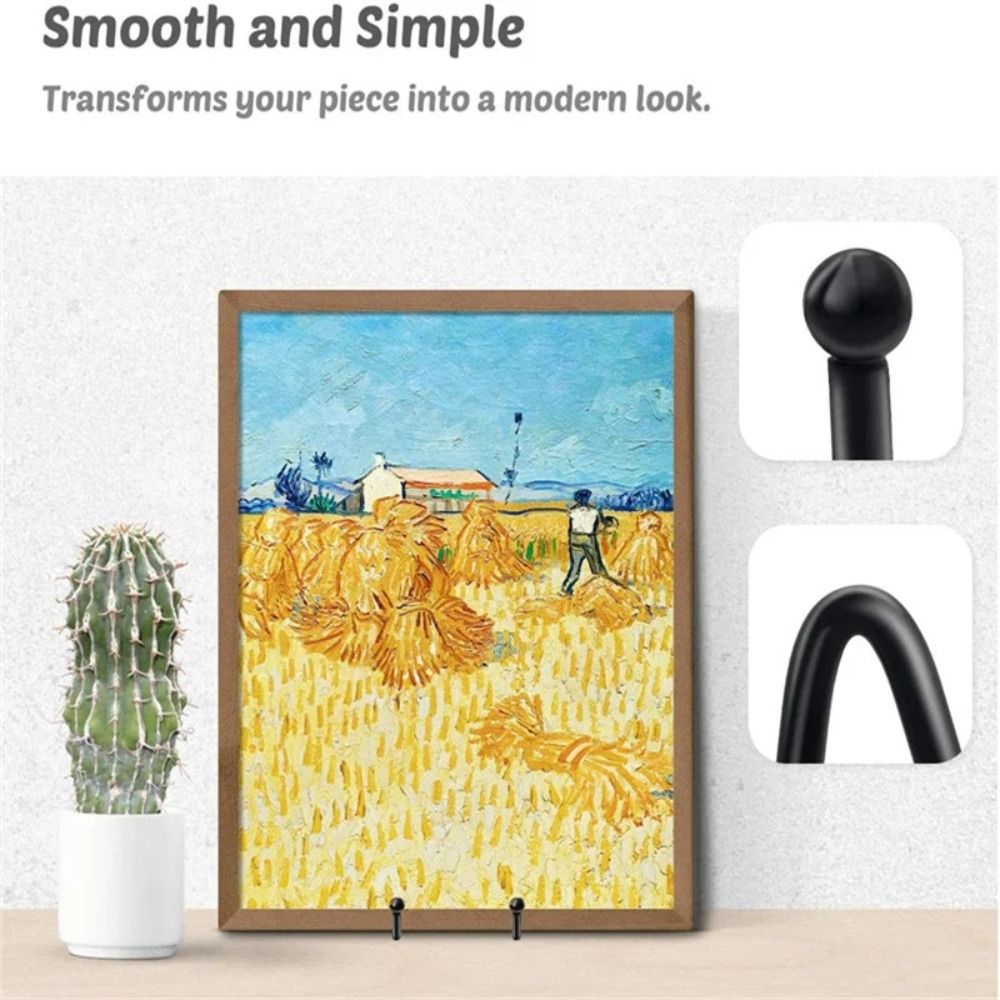 Penyangga Bingkai Logam Hitam  - Home Decor Magazine ulasan dan harga