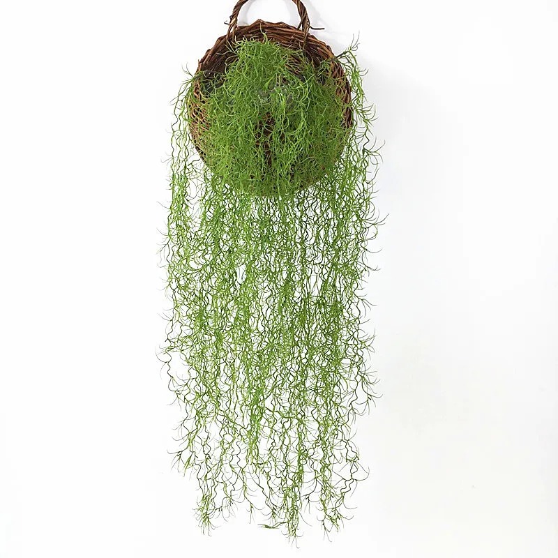 1/3/5pcs Tanaman Rumput Hijau  - Rattan Plant Basket ulasan dan harga