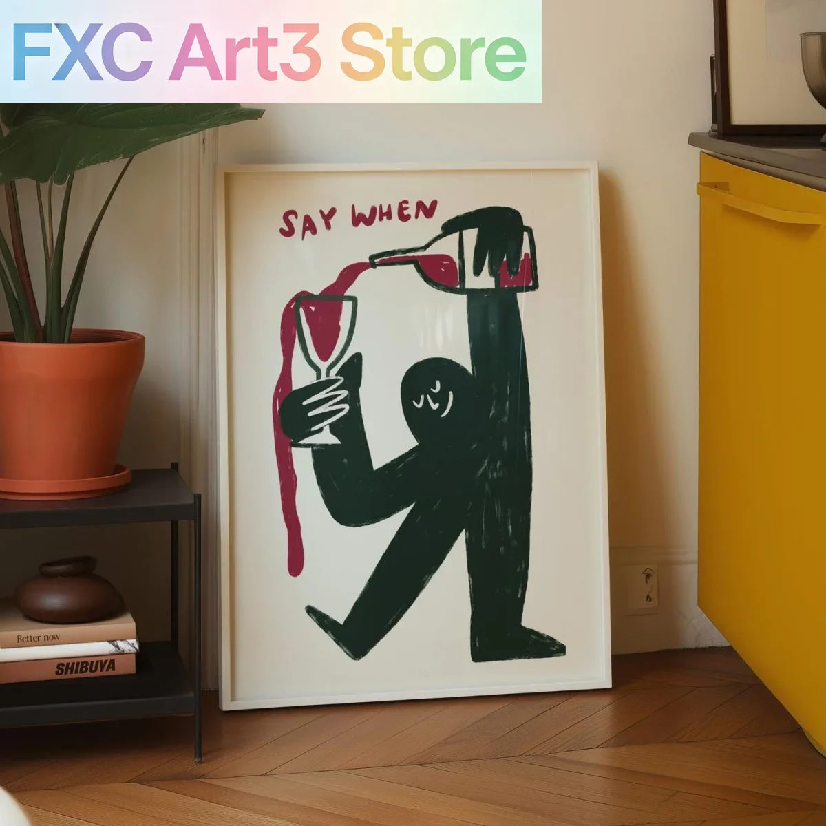 1 Buah Poster Cetakan Kanvas A - Home Decor Y2K ulasan dan harga