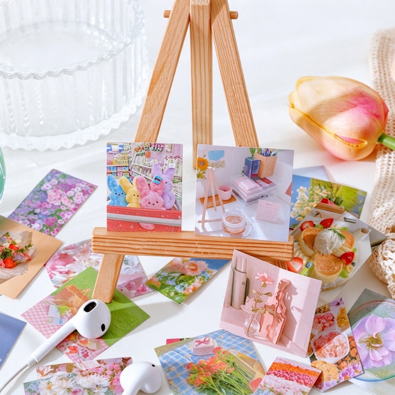 45 buah stiker bunga musim sem - Home Decor Magazine ulasan dan harga