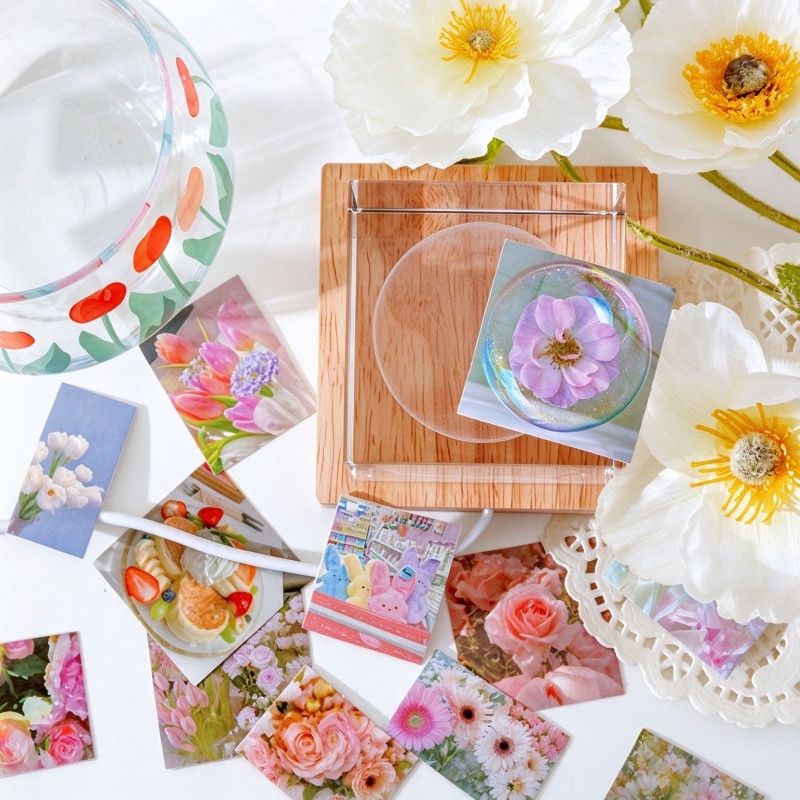 45 buah stiker bunga musim sem - Home Decor Magazine ulasan dan harga